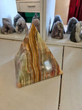 Large Banded Calcite Pyramid