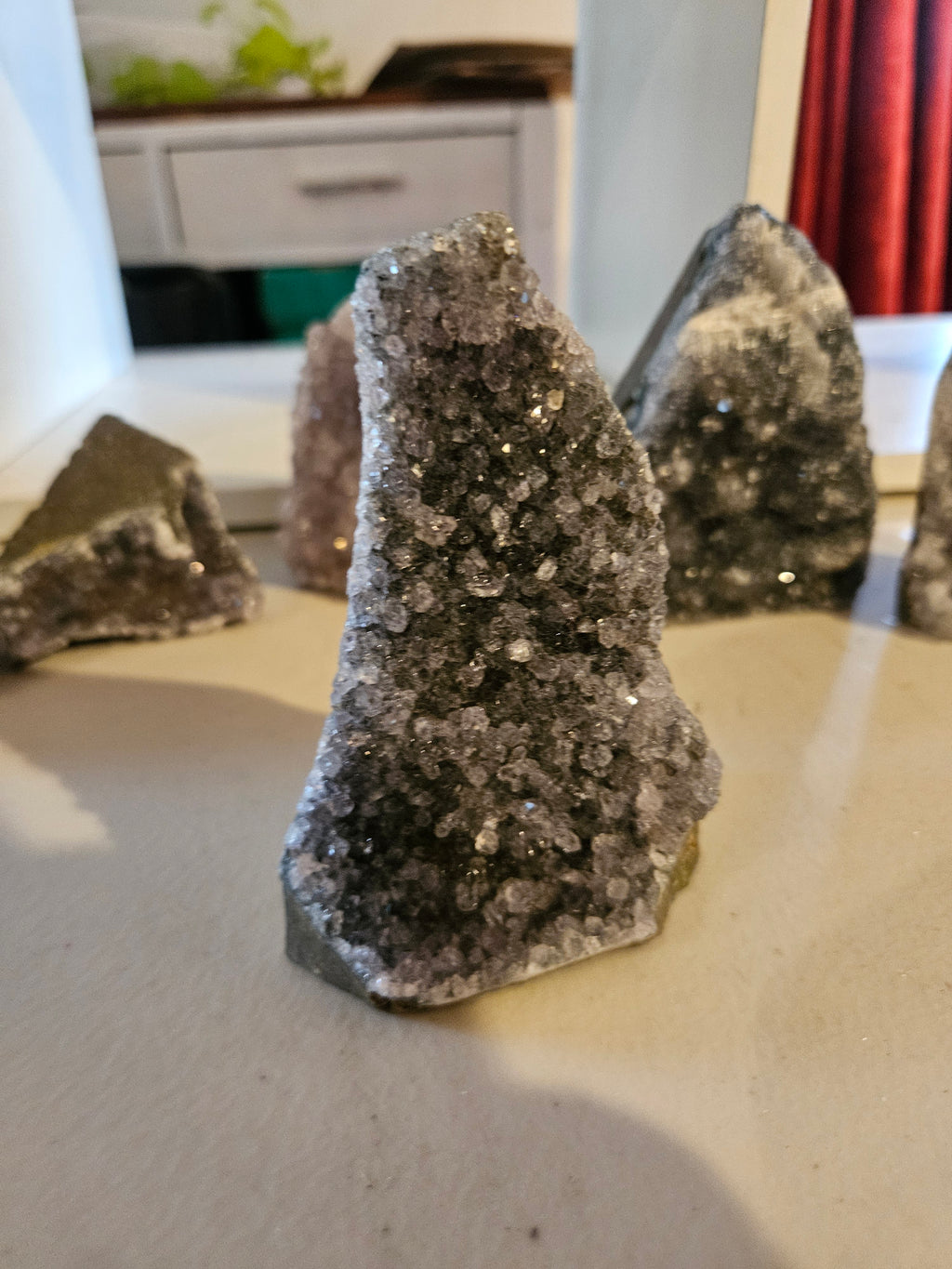 Large Amethyst Stand