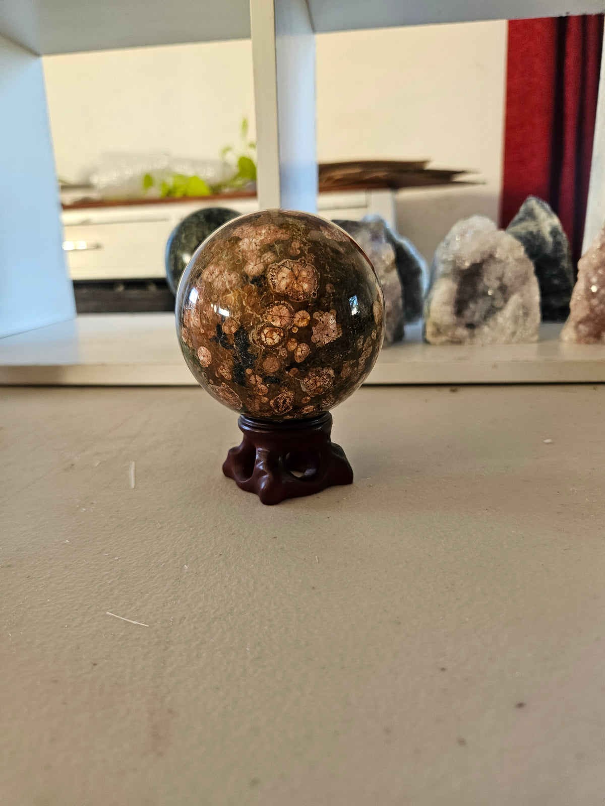Sakura Jasper Sphere