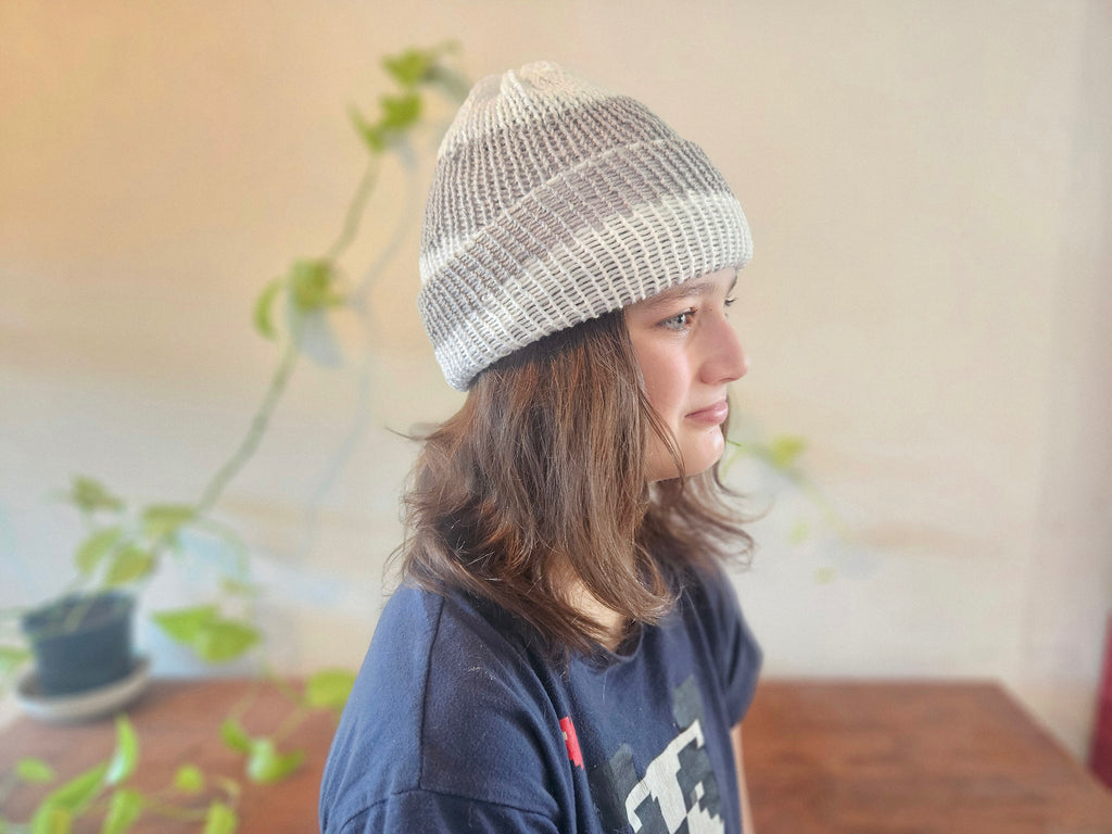 Striped Knitted Beanie