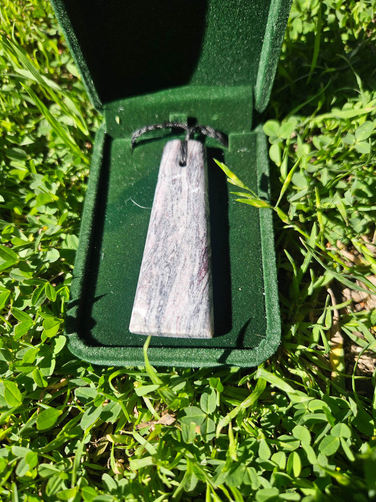 Genuine Hand-Carved Stone Toki Pendant - Aroha Stone