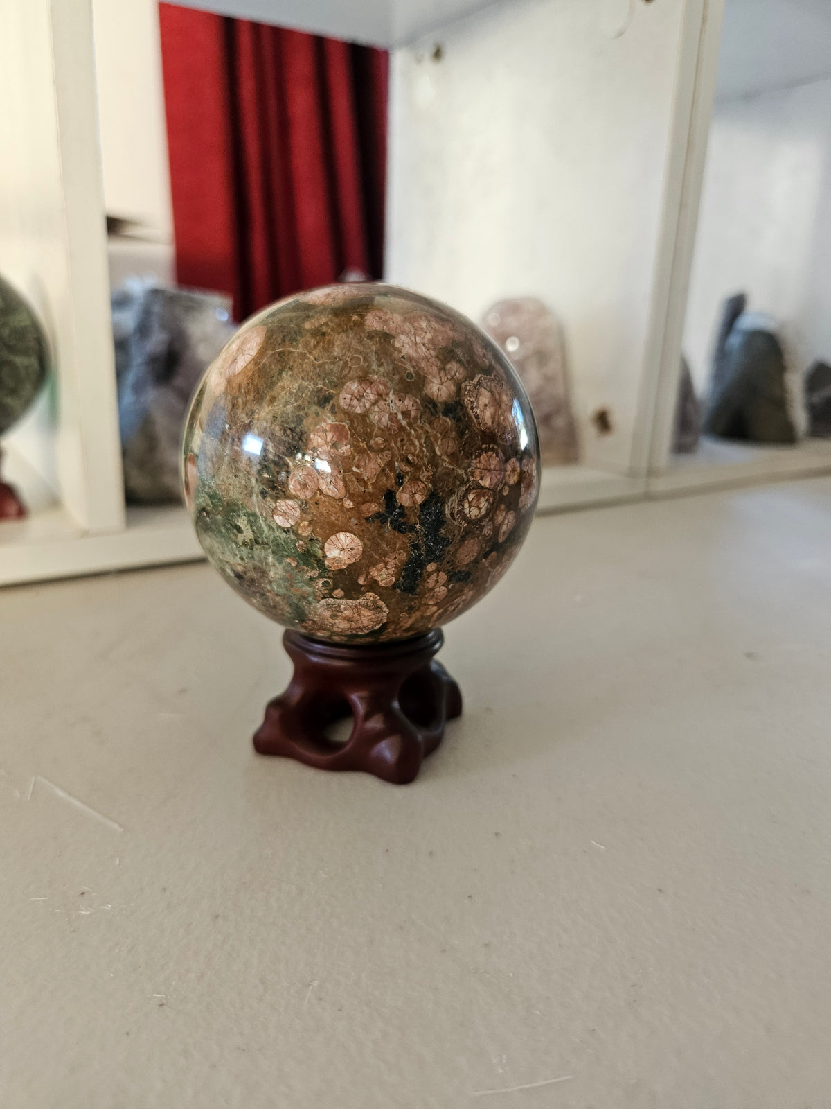 Sakura Jasper Sphere