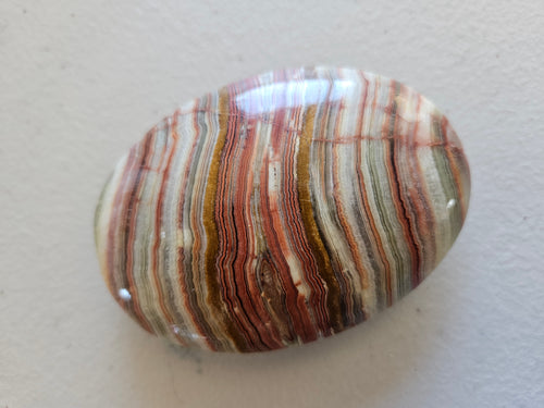 Banded Calcite Palm Stones