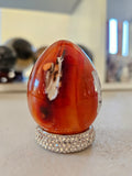 Agate Orange Egg