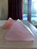 Rose Quartz Crystal Pyramid