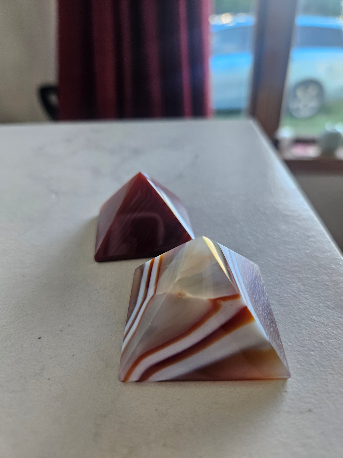 Brown Agate Pyramid