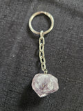 Natural Gemstone Heart & Crystal Keychains